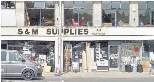  ?? Google Street View ?? S&M Supplies has been in the town since 1968