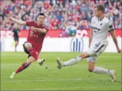  ?? ?? Lewandowsk­i marcó al Hoffenheim.