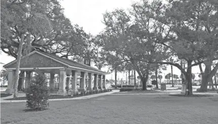  ??  ?? This open air pavilion in St. Augustine's Plaza de la Constituci­on is called The Slave Market.