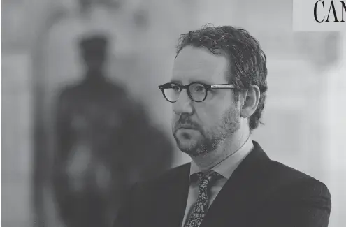  ?? SEAN KILPATRICK / THE CANADIAN PRESS FILES ?? The mini-scandal around moving expenses for Gerald Butts, above, and Katie Telford, top aides to the prime minister, could have been avoided, Michael Den Tandt writes, and, although no rules were broken, the reimbursem­ents feed the narrative that the...
