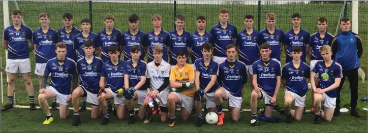  ??  ?? The Wicklow Under-16 team that defeated Waterford.