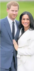  ??  ?? SWEETHEART­S Harry and Meghan