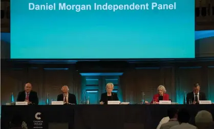  ??  ?? ‘The Daniel Morgan Independen­t Panel’s report would not exist were it not for his family’s refusal to give up and go away.’ Photograph: Kirsty O’Connor/PA