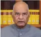  ??  ?? Ram Nath Kovind