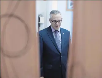  ?? CHRIS YOUNG THE CANADIAN PRESS ?? Tony Clement said he was targeted for extortion after sending sexual images and a video to an unknown party.