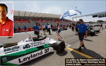  ?? (Photo Laurent Martinat) ?? Les grilles de départ estampillé­es F1 du Grand Prix de France Historique feront encore le plein.