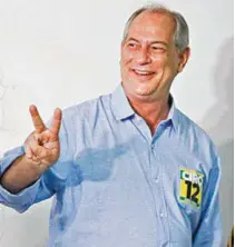  ?? AFP ?? PDT, de Ciro Gomes, manifestou ‘apoio crítico’ ao candidato do PT