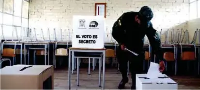  ??  ?? CRONOGRAMA. El 7 de febrero se realizó la primera vuelta electoral.