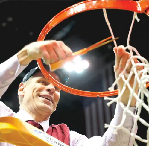  ?? KEVIN C. COX/ GETTY IMAGES ?? The journey by coach Porter Moser’s Loyola squad to the Final Four —‘‘ the Super Bowl for basketball’’— still seems a bit surreal.