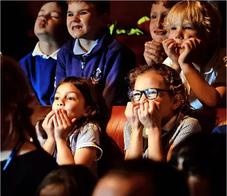  ?? Picture: Jack Offord ?? Children watching a show at The Egg theatre