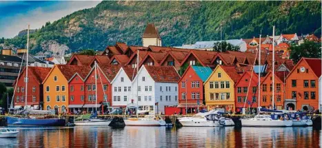  ?? PHOTO: STOCK ?? ON THE WATER: Cruise Specialist Rejana Gerards’ favourite destinatio­n to book for clients is Norway. She says the best way to see the true magical beauty of Bergen is by ship.