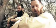  ?? Picture: Alon Skuy Picture: AFP ?? This image grab from an undated al-Qaeda video shows hostages Johan Gustafsson, on the left, and McGown.