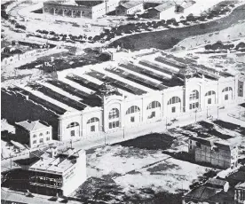  ?? ESTADÃO CONTEÚDO ?? Passado. Vista aérea do Mercado Municipal, em registro datado de 1933