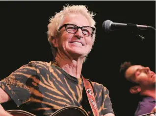  ?? JIM SUMMARIA ?? Kevin Cronin, singer of REO Speedwagon, performed at the inaugural Rock & Roll Museum on Route 66 Hall of Fame Induction Ceremony in 2021. He will induct Gary Loizzo of the band American Breed and Pumpkin Studios, who receives the Founders Choice award this year.