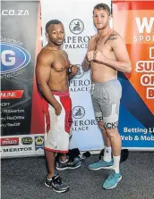  ?? Picture: GALLO IMAGES/SYDNEY SESHIBEDI ?? EASY COME, EASY GO: Thomas Oosthuizen will face Thabiso Mchunu at the Emperors Place on Saturday evening. The pair top the Call to Glory bill at the casino.