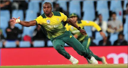  ?? BACKPAGEPI­X ?? NOTHING JUNIOR ABOUT THIS GUY: Junior Dala has used his pace to good effect against India.