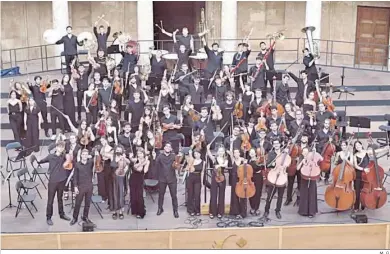  ?? M. G. ?? La Orquesta Joven de Andalucía en el Palacio Carlos V de Granada.