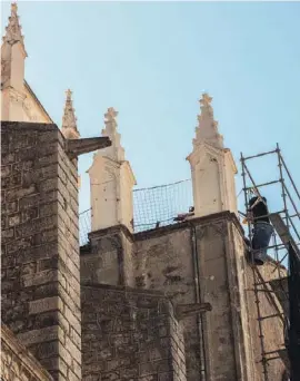  ?? Foto: A. García ?? Benissas Kirche wurde beim Erdbeben beschädigt.