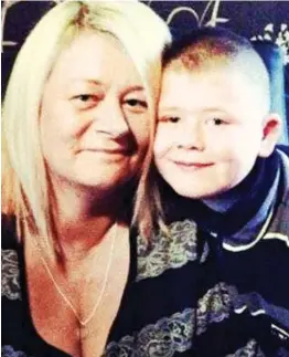 ??  ?? Posthumous conviction: Yvonne Daly and her son Bailey