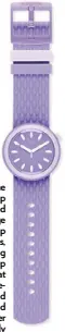  ??  ?? Swimpop: Super chic and trendy, the Swimpop is inspired by vintage swim cap designs, making people stop and stare at its oneof-a-kind design, and drool over its lovely lilac color.