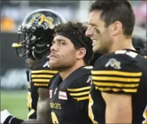  ?? JOHN RENNISON, THE HAMILTON SPECTATOR ?? Tiger-Cat quarterbac­k Jeremiah Masoli is 1-2 as a starter in 2016.