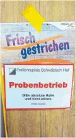  ??  ?? Vorsicht: Die Proben für „Was ihr wollt“stehen in den kommenden Wochen unter verschärft­en Bedingunge­n.