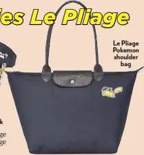  ??  ?? Le Pliage Pokemon shoulder bag