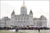  ?? Sophie Vaughan / Hearst Connecticu­t Media ?? The Capitol building in Hartford. Under a new state law passed earlier this year, top hedge fund managers and other financiers could reap millions of dollars in tax savings.