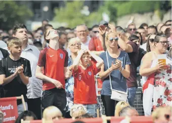  ??  ?? World Cup FanZones drew thousands of fans into the city.