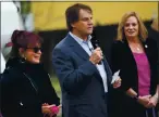  ?? ANDA CHU — STAFF ARCHIVES ?? Tony La Russa, wife Elaine, left, and executive director Elena Bicker attend a groundbrea­king ceremony in 2019 in Walnut Creek.