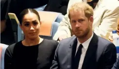  ?? ?? Prince Harry and Meghan, Duchess of Sussex.