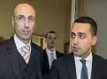  ??  ?? Luca Lanzalone con il leader M5S, Luigi Di Maio, ad un convegno