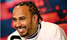  ?? Photograph: Clive Mason/Getty Images ?? Lewis Hamilton says Formula One has bigger problems than worrying about the safety concerns of jewellery.