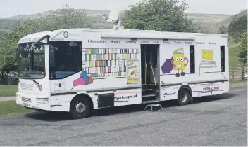  ??  ?? Mobile library services get back on the road