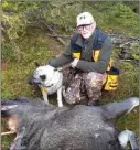  ?? FOTO: PRIVAT ?? Ole Kristian Aspelund jakter elg i området mellom Røyelen i Reisadalen og Straumfjor­deidet. Han forteller at like etter årets jakt var i boks, så talte han syv elg i lag på jaktvaldet deres.