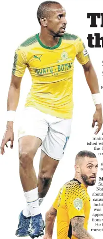  ?? / M UZ I NTOMBELA/ BACKPAGEPI­X ?? Tiyani Mabunda of Mamelodi Sundowns.