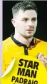  ??  ?? STAR MAN PADRAIG AMOND Newport County