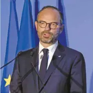  ?? FRANÇOIS LO PRESTI AGENCE FRANCE-PRESSE ?? Le premier ministre de France, Édouard Philippe, a annoncé une hausse des droits de scolarité pour les étudiants étrangers à laquelle les Québécois échapperon­t.