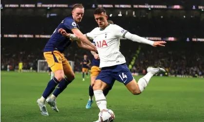  ?? Danehouse/Getty Images ?? Ivan Perisic (right) was signed in the summer and Antonio Conte wants reinforcem­ents at Spurs in January. Photograph: Chloe Knott/