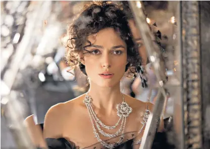  ??  ?? Keira Knightley, whose latest role is in Colette, has previously starred in successful films such as The Duchess, Atonement and Pirates of the Caribbean