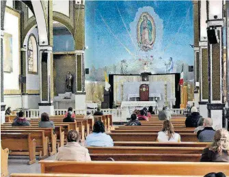  ?? / CORTESÍA ?? La misa se efecturará en punto de las 10:00 de la mañana en la Catedral de Nuestra Señora de Guadalupe.