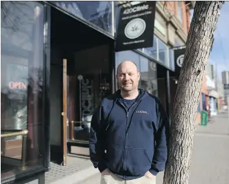  ?? LEAH HENNEL ?? Jeff Mooij, president and CEO of the 420 Clinic medical cannabis resource centre, said he expects Alberta will leave legal marijuana retail to the province’s private sector.