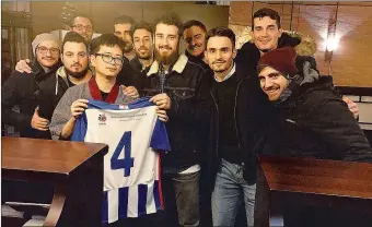  ??  ?? Hertha Birrino E’ la squadra che si è formata in onore di un bicchiere di birra