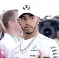  ??  ?? Líder. Lewis Hamilton tiene una amplia ventaja sobre Sebastian Vettel.