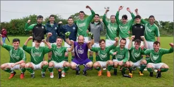  ??  ?? Forth Celtic celebrate after booking their place in next season’s Premier Division.