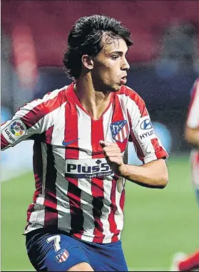  ?? FOTO: EFE ?? Joao Félix, en uno de los partidos del Atlético de Madrid en este curso