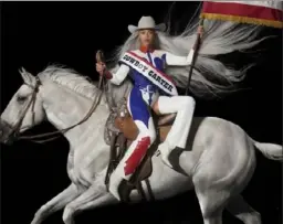  ?? Parkwood/Columbia/Sony via AP ?? Beyonce wears a sash on the cover of her new album, “Act ll: Cowboy Carter.”