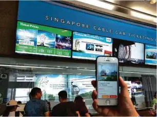  ??  ?? Get major savings on Singapore Cable Car passes from the Klook app.