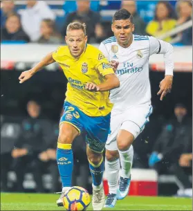  ?? FOTO: SIRVENT ?? Las Palmas y Real Madrid se enfrentan esta tarde en el estadio de Gran Canaria