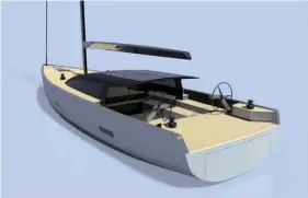  ??  ?? Il Vismara 52 XR, sarà una delle nuove “barche col tetto” di Vismara, pensata per la vita in barca e le comode navigazion­i.